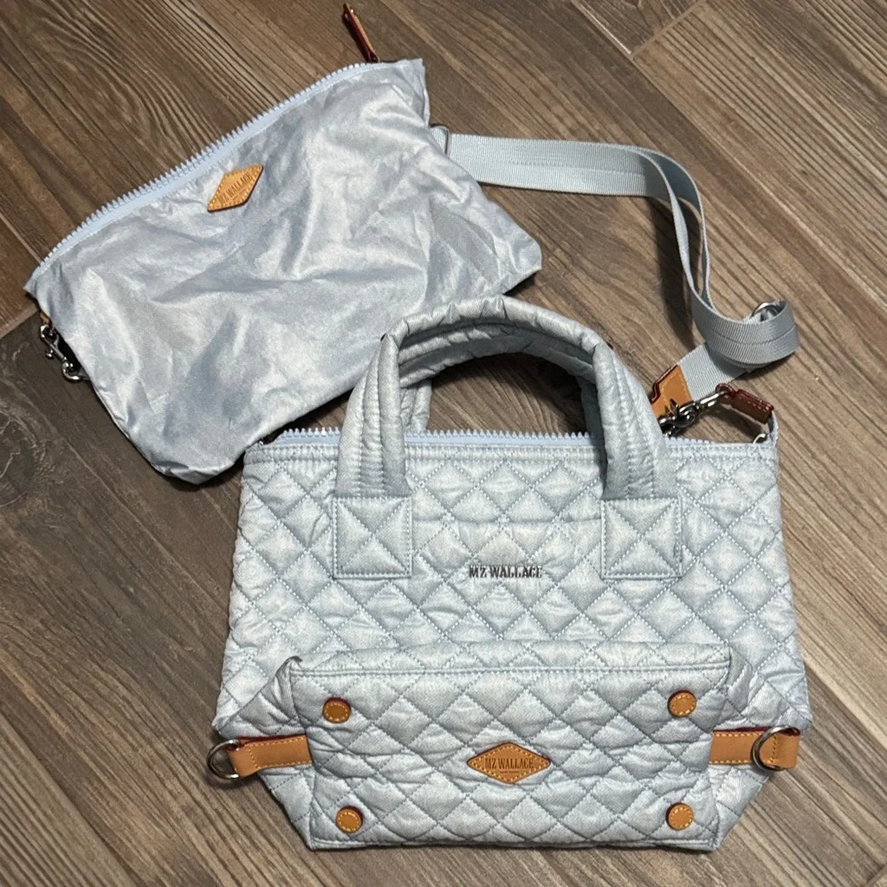 MZ Wallace Small Sutton Deluxe Quilted Crossbody Bag - Picture 4 of 5